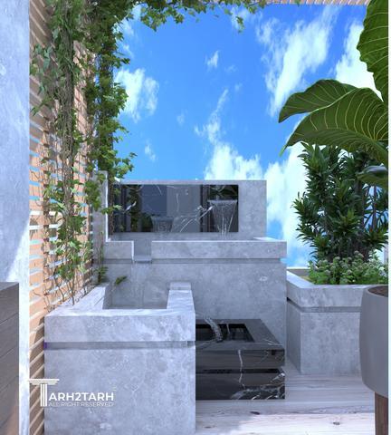 طراحی تراس به سبک مدرن