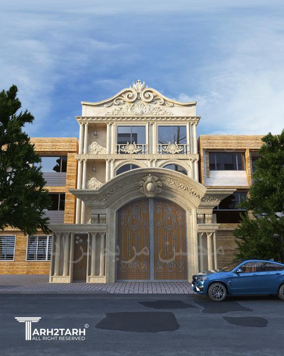 طراحی نما کلاسیک_شیراز