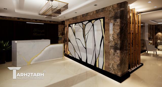 طراحی داخلی لابی- دربند