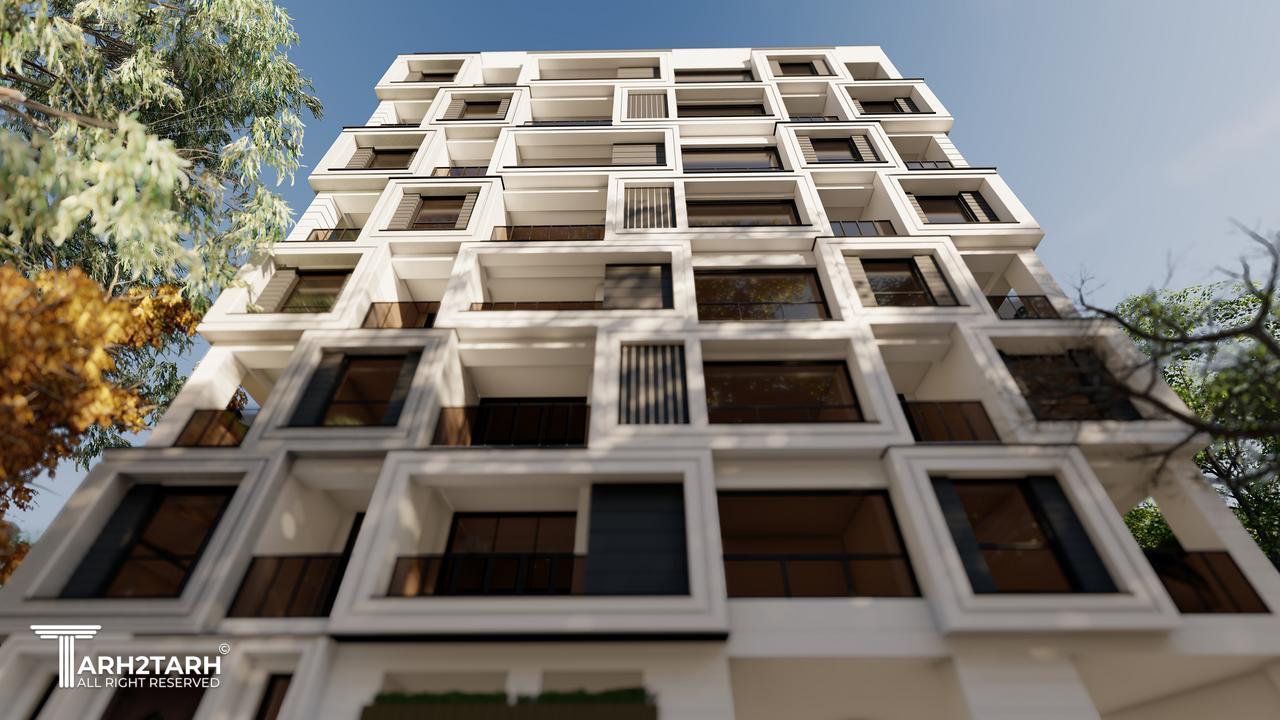 طراحی نما مدرن مجتمع مسکونی متل قو