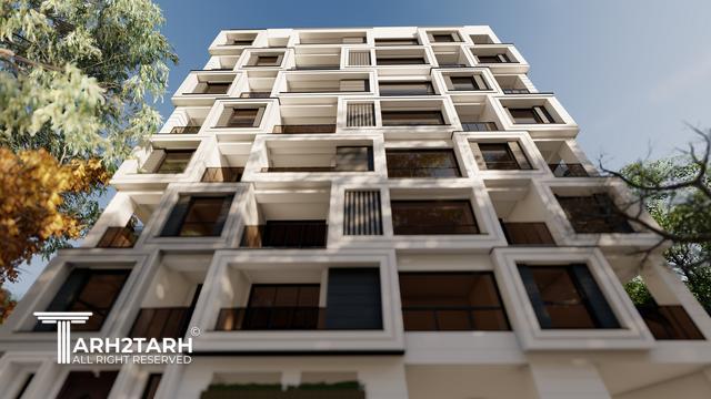 طراحی نما مدرن مجتمع مسکونی متل قو