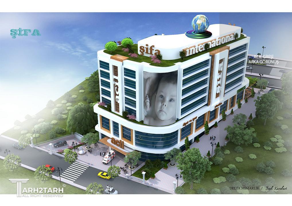 طراحی بیمارستان شفا در ترکیه