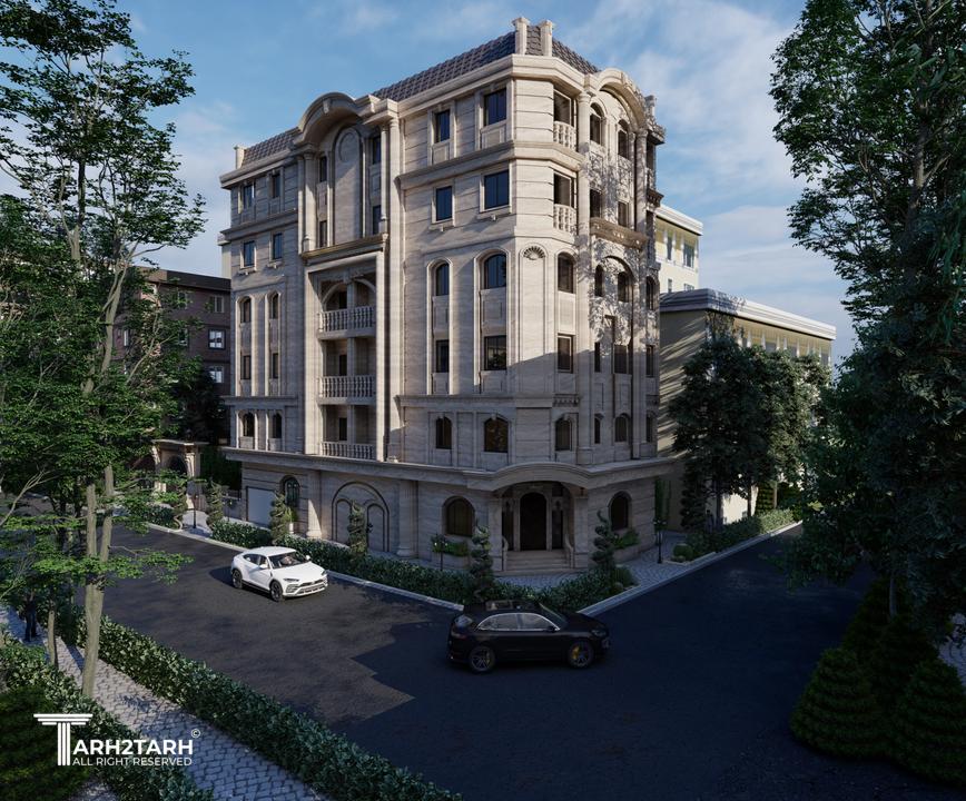 نمای پروژه زیبای پاسداران