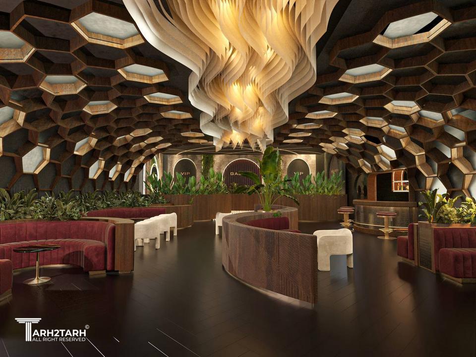 طرح اولیه طبقه اول رستوران