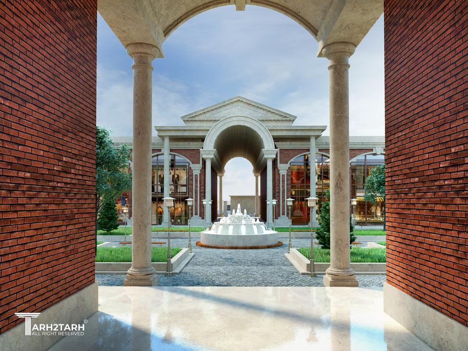 طراحی مجتمع تجاری ستارخان 