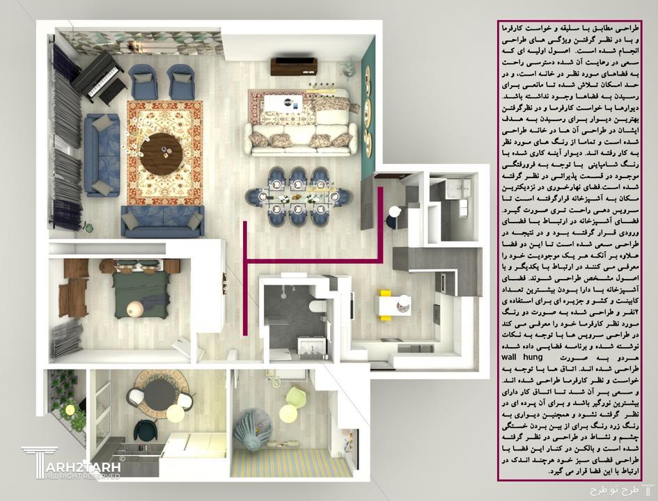 پلان و توضیحات مرتبط با طرح