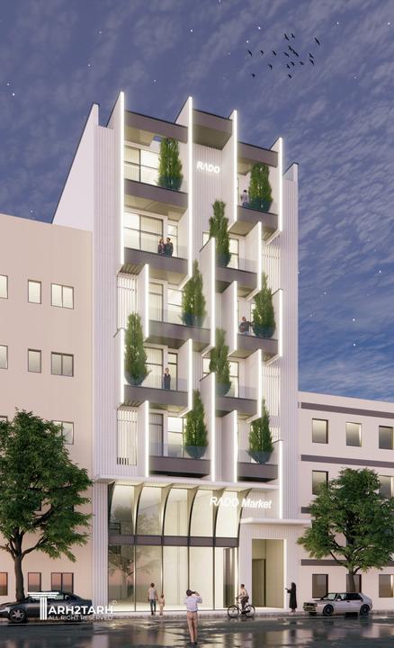 نمای شمالی شب (بلوک شمالی)