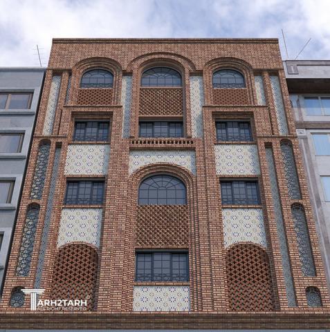 نما ساختمان اسدی با معماری ایرانی