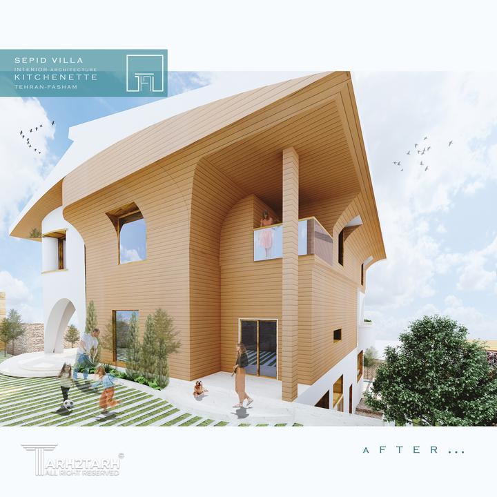 طراحی ویلا فشم