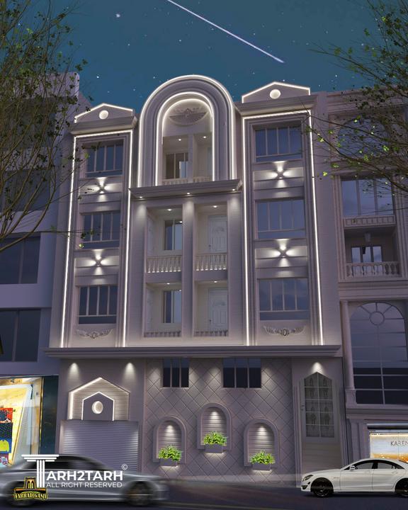 نمای شمالی شب