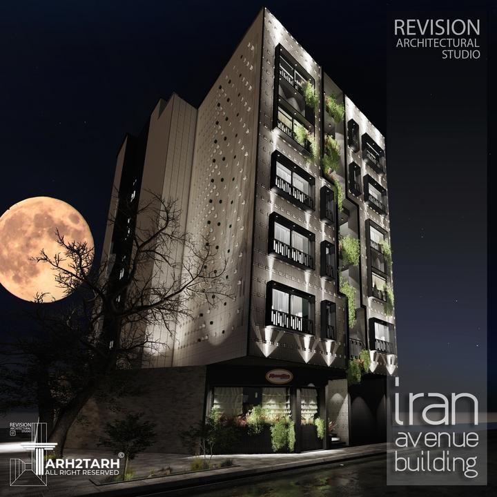 طراحی پلان ، نما ، و داخلی ساختمان اداری