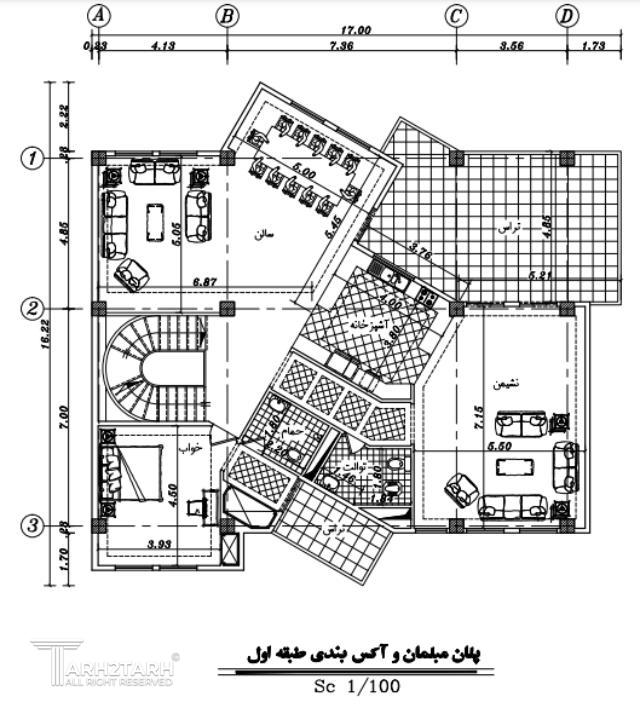 پلان طبقه اول
