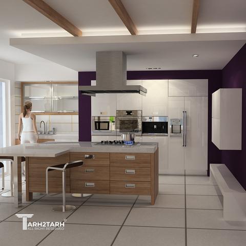 آشپزخانه مدرن آقای شجاعی