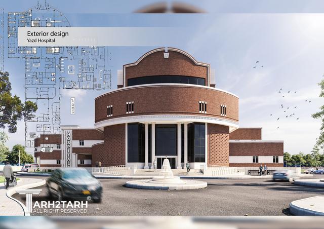 طراحی نما, لابی, اورژانس بیماستان حضرت زینب کبری(س)