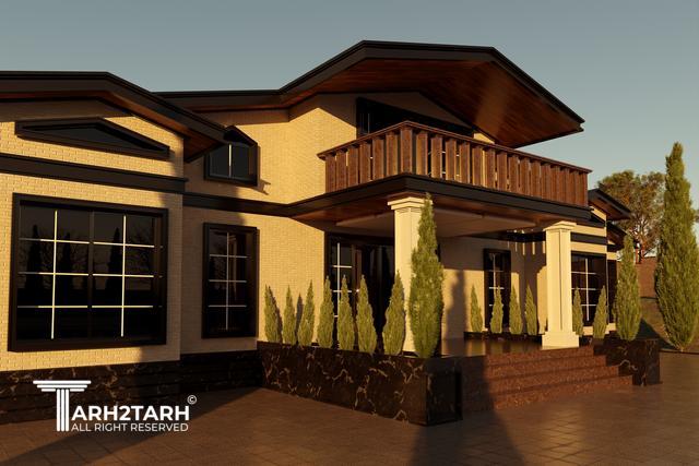 طراحی ویلا 3D