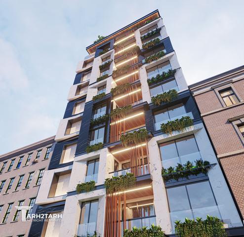 طراحی نمای خیابان فرشته