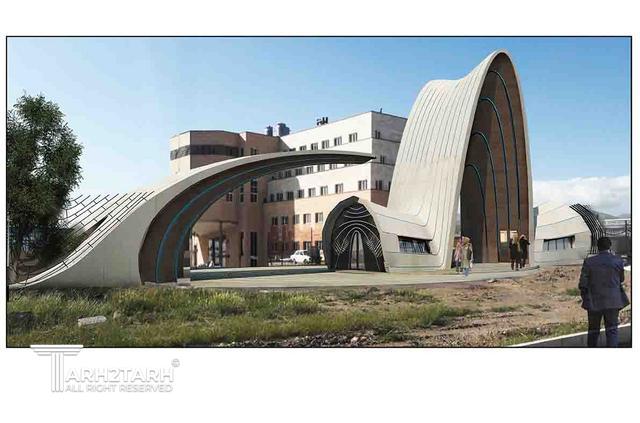 طراحی سردر پارک علم و فناوری استان قزوین