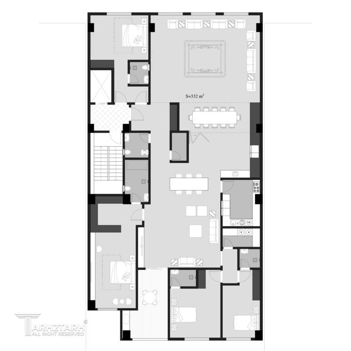پلان تیپ طبقات
