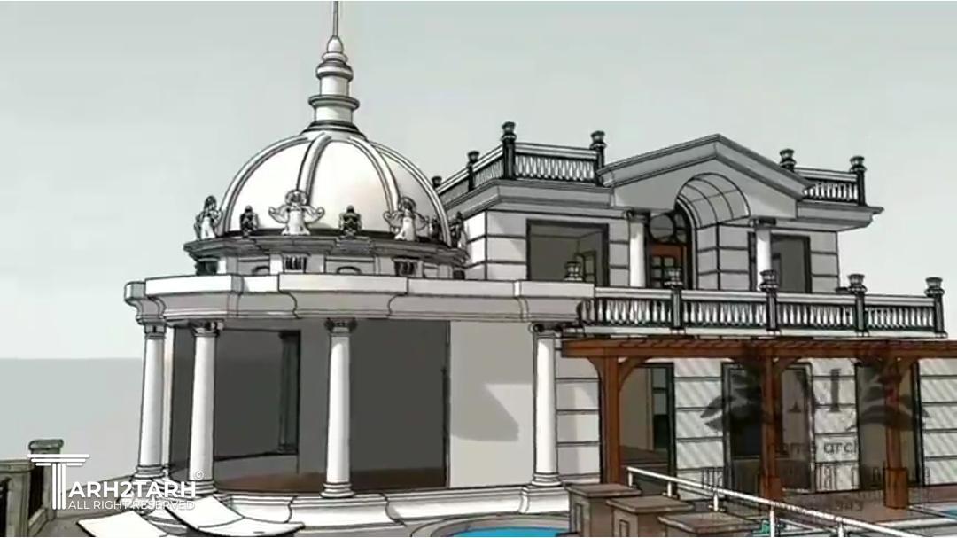 طرح پیشنهادی بازسازی ویلای کوهستانی متروکه