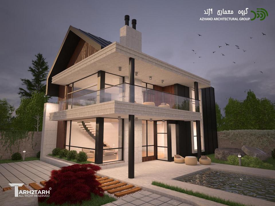 طراحی ویلا دوبلکس