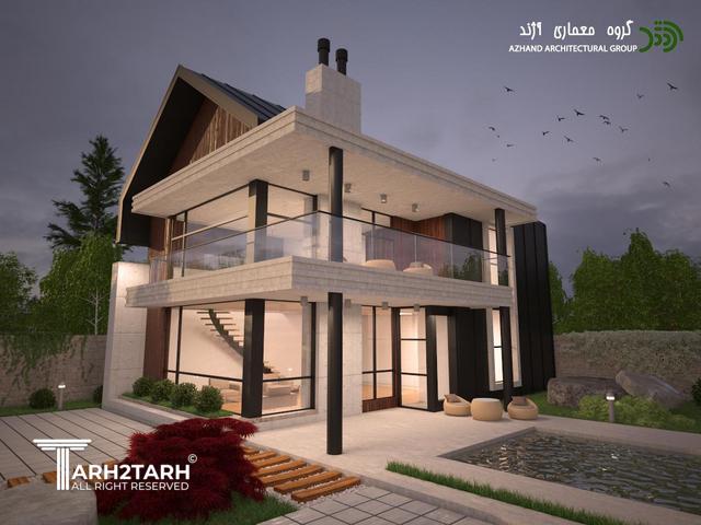 طراحی ویلا دوبلکس