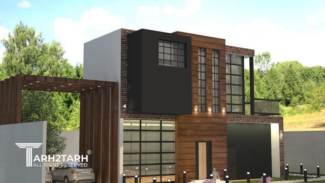 طراحی نما ویلا 