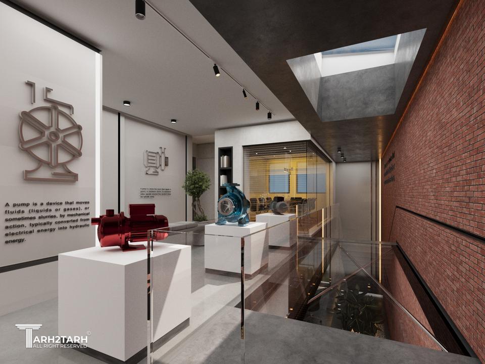 طراحی و بازسازی show room شرکت نوید موتور