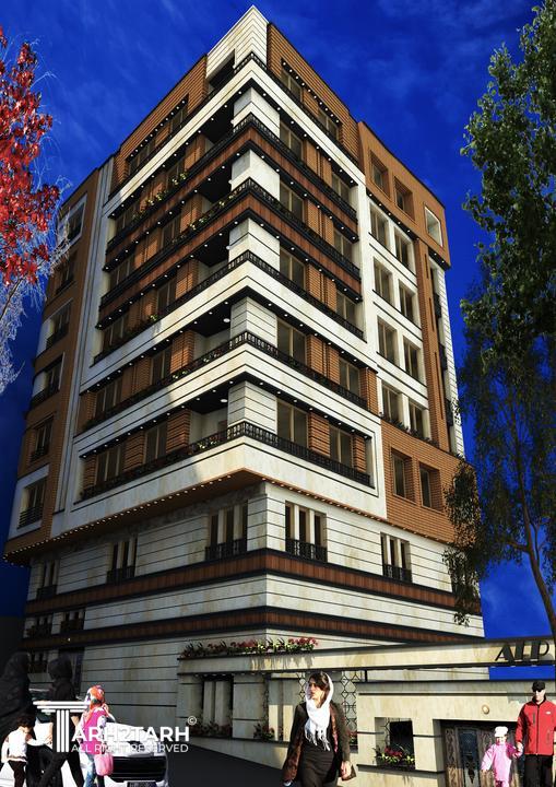 طراحی ساختمان مسکونی تهران خیابان یوسف آباد