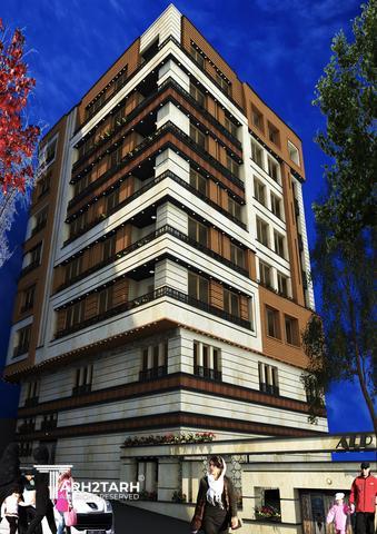 طراحی ساختمان مسکونی تهران خیابان یوسف آباد