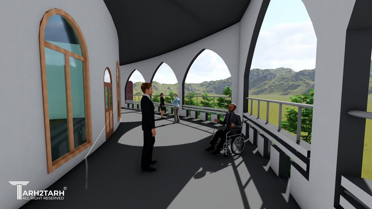 3Dنمای کلی بنا