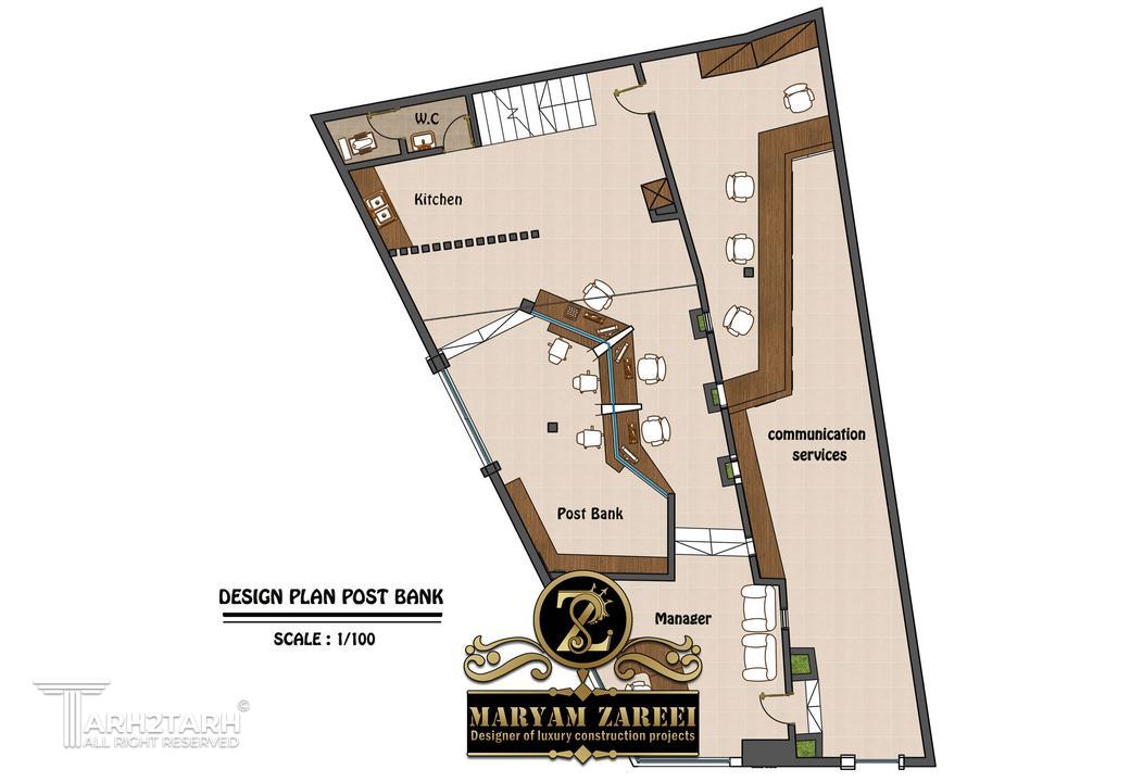  طراحی پست بانک