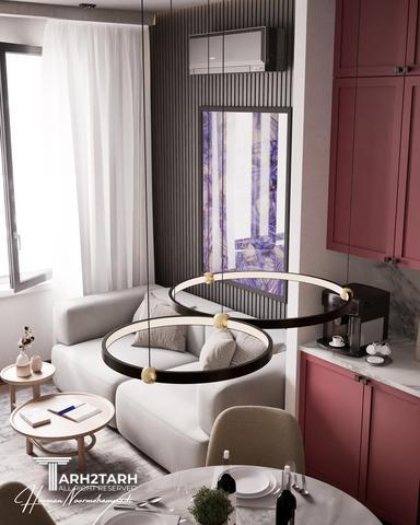 طراحی داخلی منزل 75 متری