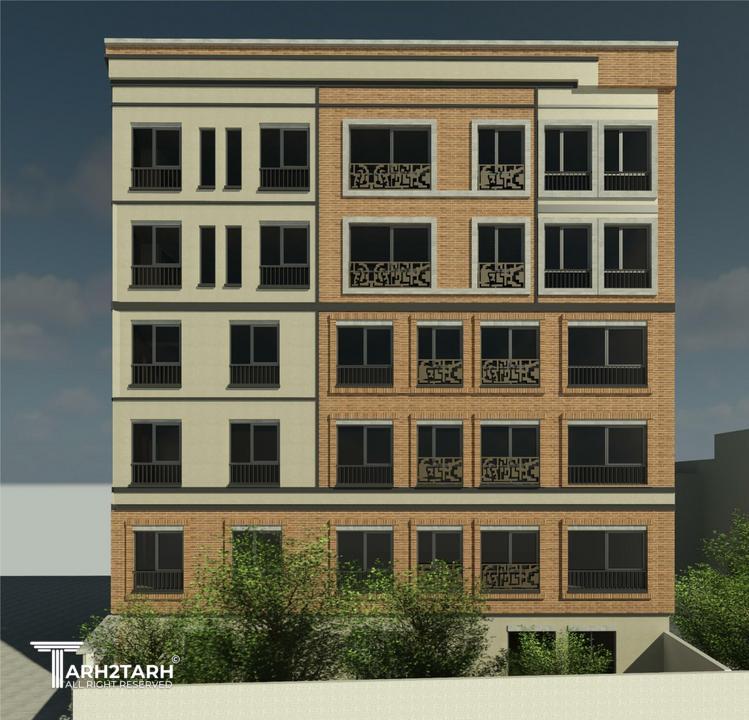 نمای جنوبی قلهک