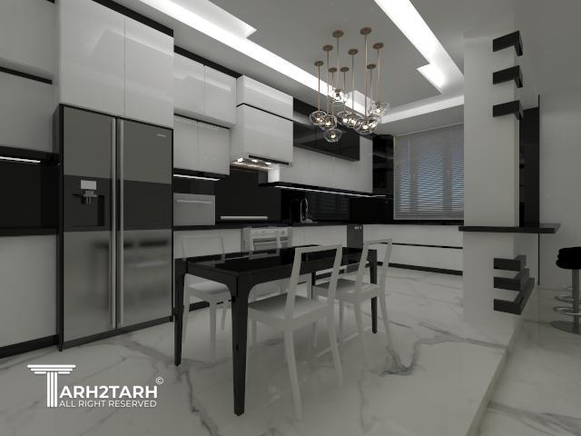 طراحی داخلی اشپزخانه