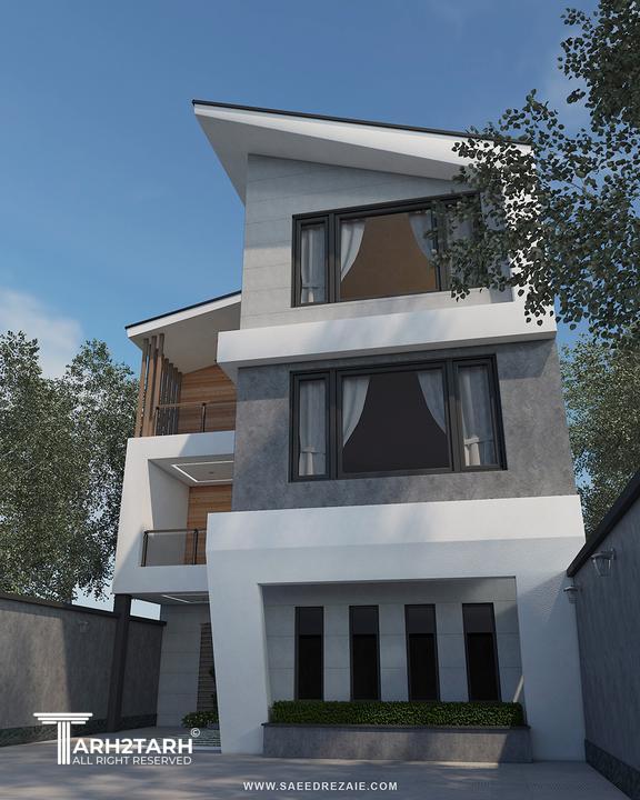طراحی ویلا محمود آباد