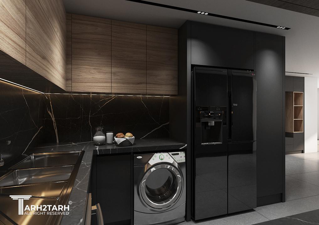 طراحی َآشپزخانه و ورودی