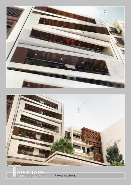 طراحی نما مسکونی 