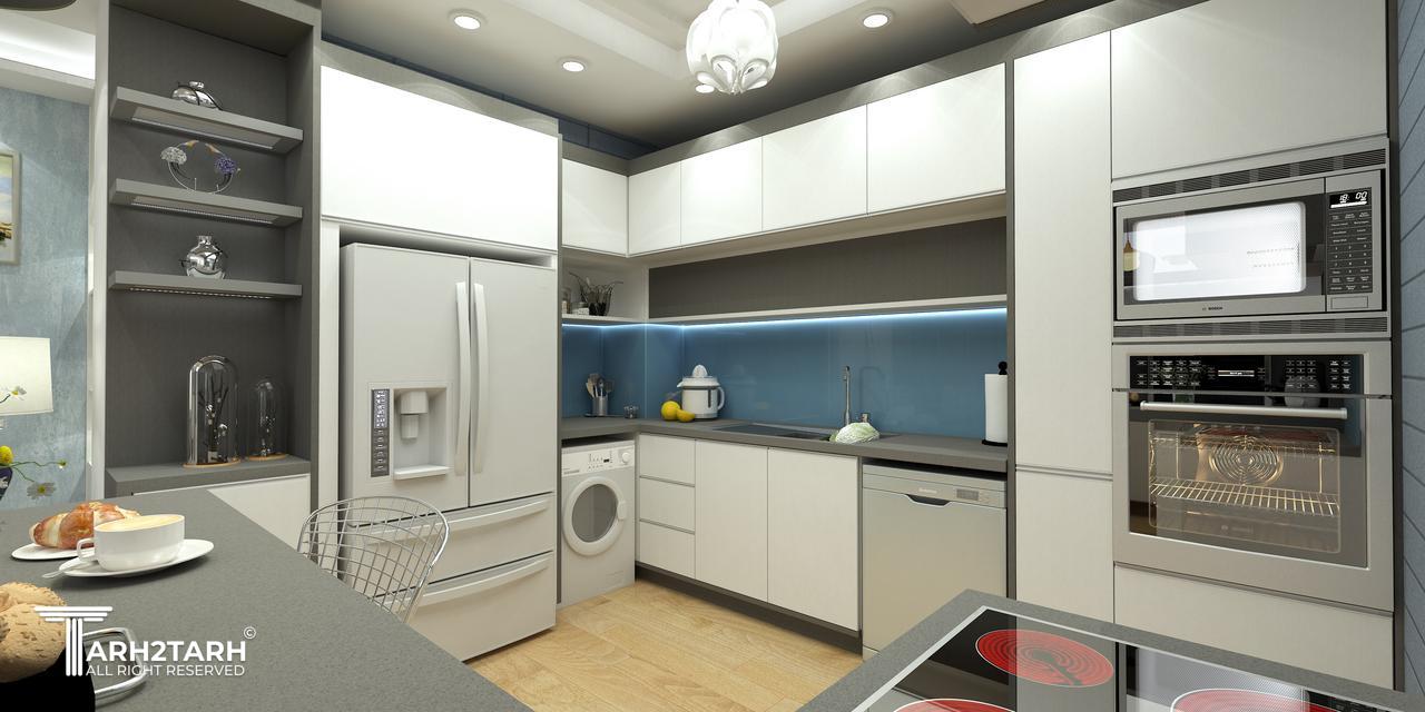 طراحی داخلی ساختمان 4 واحدی