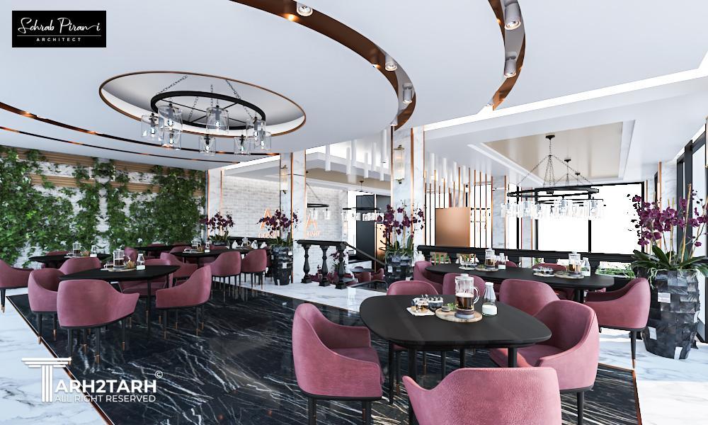 طراحی باغ-رستوران فشم