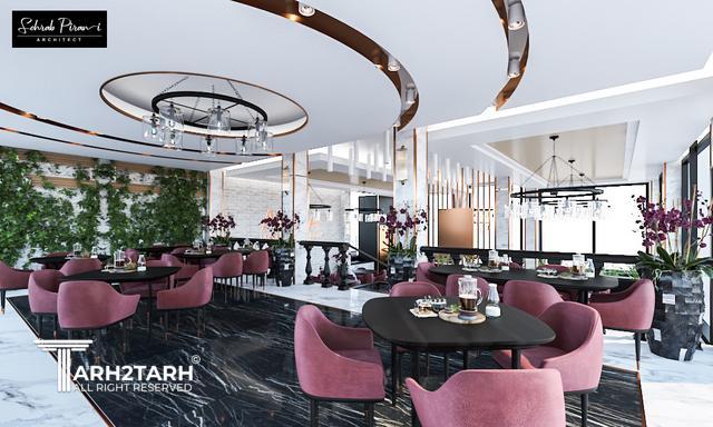 طراحی باغ-رستوران فشم