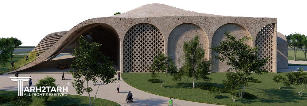 طراحی تالار فرهنگی اجتماعی شهر جدید پرند