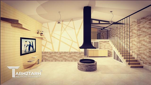 طراحی داخلی ویلا