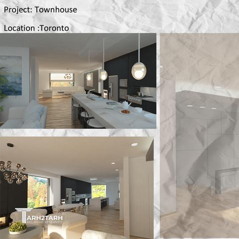 طراحی داخلی واحد مسکونی در تورنتو