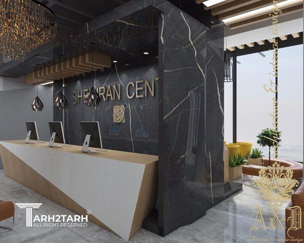 معماری داخلی دفتر اداری مشترک مجتمع شمیران سنتر