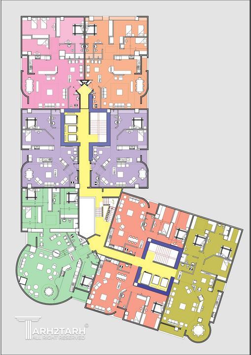 برج مسکونی  در خیابان حردربلوار پیروزی مشهد