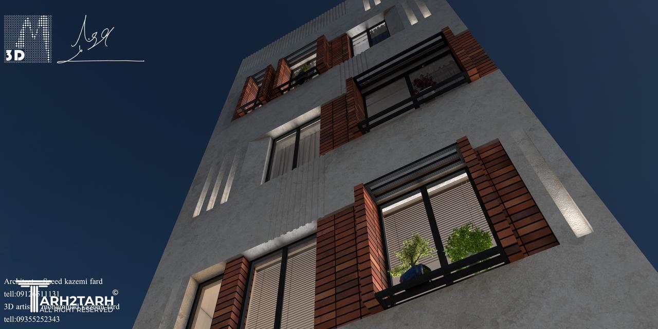 طراحی نما شهرک قدس