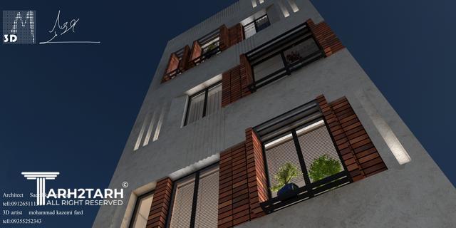 طراحی نما شهرک قدس