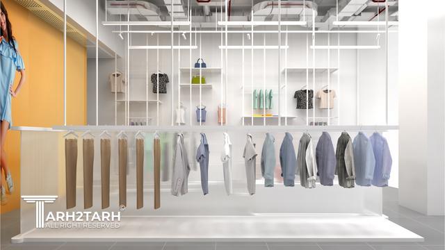 طراحی داخلی فروشگاه بوسینی 