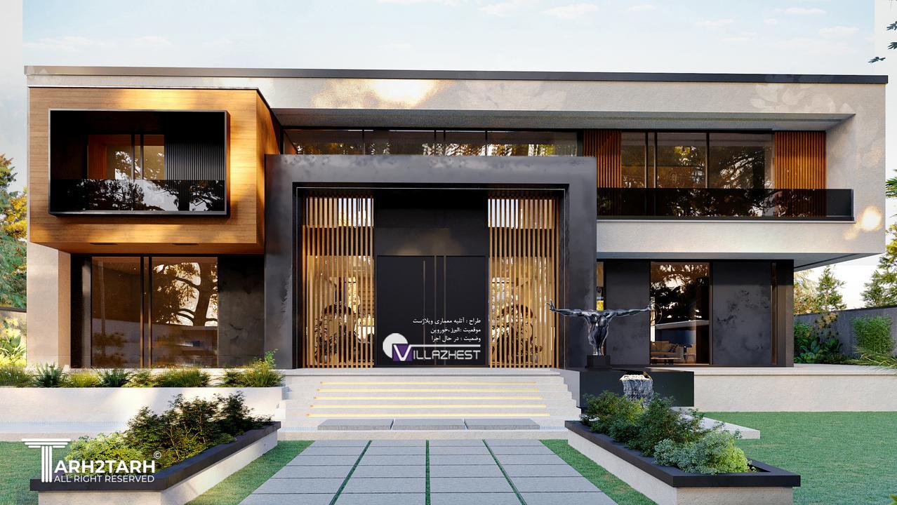 طراحی و اجرای ویلای آکام