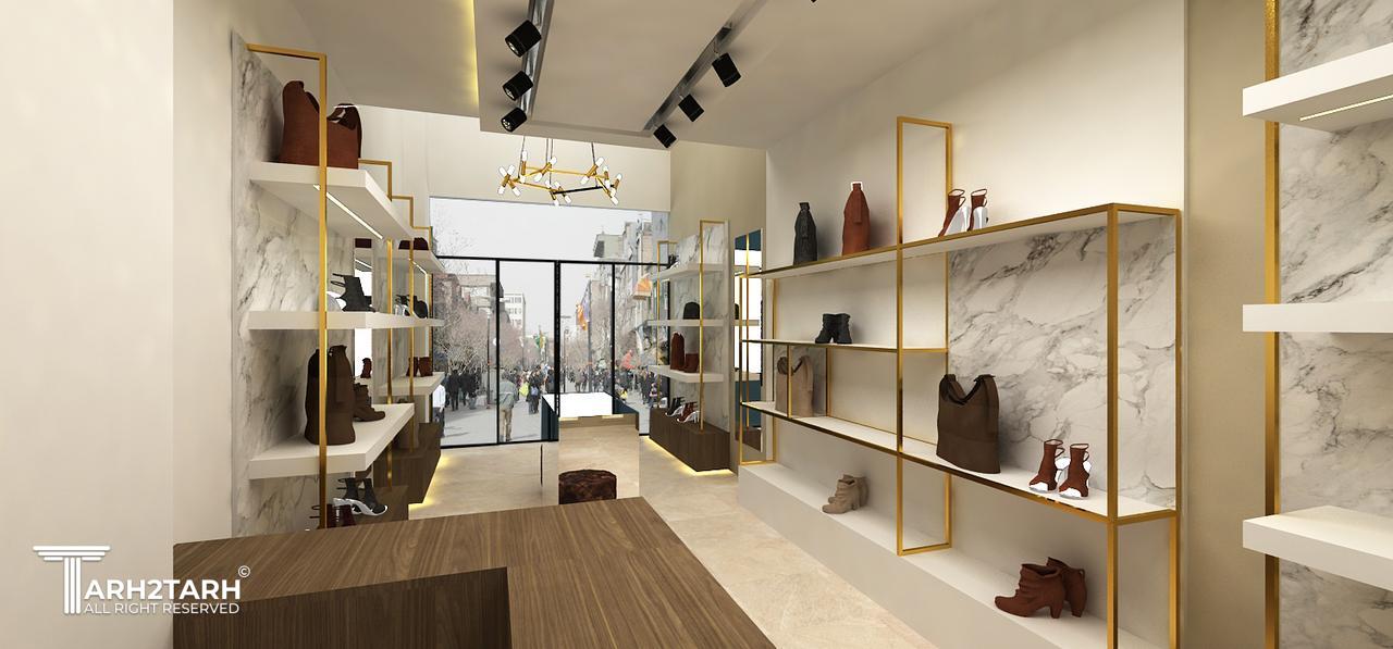 طراحی داخلی فروشگاه سیه نا